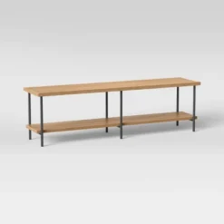 Wood And Metal TV Stand For TVs Up To 60" - Room Essentials™ -Room Essentials Shop GUEST 008e6b5f 4d43 465d 8784 80c8ca30ed60