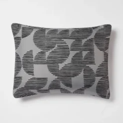 5pc King Geo Reversible Decorative Comforter Set With Throw Black/Gray - Room Essentials™ -Room Essentials Shop GUEST 12ae2f60 843c 4f9c af39 d4a54c795ed2