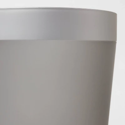 Wastebasket Gray - Room Essentials™ 2 Wastebasket Gray - Room Essentials™ - Image 2
