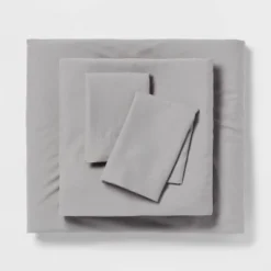 Stripe Microfiber Reversible Comforter & Sheet Set Gray - Room Essentials™ -Room Essentials Shop GUEST 2ee2ccc5 7a6d 4fb8 bbe2 72b632973d4c