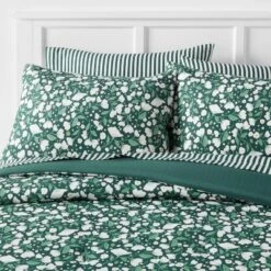 Floral Printed Microfiber Reversible Comforter & Sheets Set Dark Green - Room Essentials™ -Room Essentials Shop GUEST 3b9a5973 d4a1 463a af2e 3b4ff4b32e85