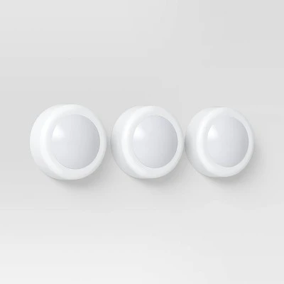 3pk 3" RGB Novelty Wall Lights With Remote Control - Room Essentials™ 3 3pk 3" RGB Novelty Wall Lights With Remote Control - Room Essentials™ - Image 3