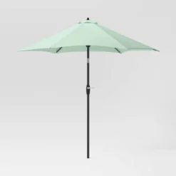 9'x9' Patio Market Umbrella - Black Pole - Room Essentials™ -Room Essentials Shop GUEST 3eaaebf2 fb6c 453a 978c 1aafd47a58b4