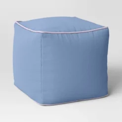 Color Block With Contrast Piping Pouf - Room Essentials™ -Room Essentials Shop GUEST 4f7ad8c6 0ad8 4418 ab36 1a03a7d85c1f