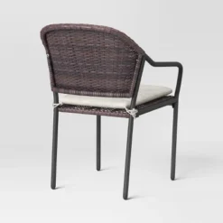 3pc Wicker Bistro Set With Cushions - Dark Brown - Room Essentials™ -Room Essentials Shop GUEST 6c91a52d 24e8 4e7b bca7 7f03e76fb207