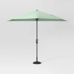7.813'x8.83' Half Circle Patio Umbrella - Black Pole - Room Essentials™ -Room Essentials Shop GUEST 7428ca1b 6a0b 4d47 aff8 c994ccff9850