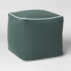 Color Block With Contrast Piping Pouf - Room Essentials™ -Room Essentials Shop GUEST 7e02e945 3b73 47df 947f 54e67addf13b
