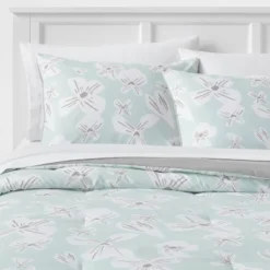 Floral Print Microfiber Reversible Comforter & Sheet Set Mint Green - Room Essentials™ -Room Essentials Shop GUEST 7ee2c25d de84 41cd aefc 85519c817fa3