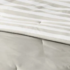 Microfiber Stripe Reversible Comforter - Room Essentials™ -Room Essentials Shop GUEST 82bcf2a9 0c17 42fa ba71 515dd0b7e2a8