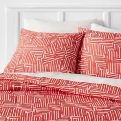 Tread Reversible Microfiber Comforter & Sheets Set Warm Red - Room Essentials™ -Room Essentials Shop GUEST 908f0cb8 c89e 425b a6c5 460ff756a278