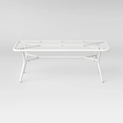 Metal Mesh Coffee Table - White - Room Essentials™ 2 Metal Mesh Coffee Table - White - Room Essentials™ - Image 2