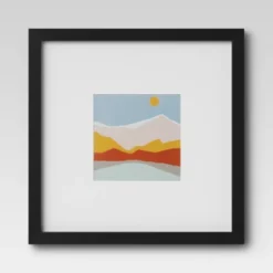 Set Of 9 Gallery Frame Set 10" X 10" Matted To 5" X 5" Black - Room Essentials™ -Room Essentials Shop GUEST af8bf485 bdf5 4dc9 8ddd 284197740a27