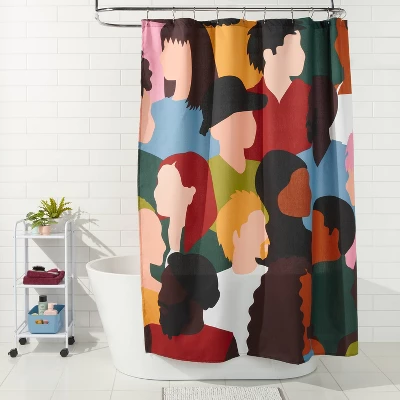‘All Together' Shower Curtain - Room Essentials™ 1 ‘All Together' Shower Curtain - Room Essentials™