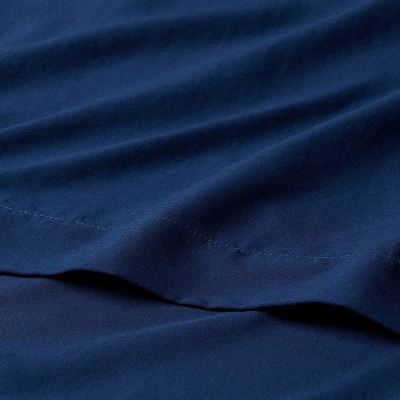 Twin/Twin XL Garment Washed Microfiber Solid Sheet Set - Room Essentials™ 2 Twin/Twin XL Garment Washed Microfiber Solid Sheet Set - Room Essentials™ - Image 2