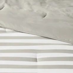 Microfiber Stripe Reversible Comforter - Room Essentials™ -Room Essentials Shop GUEST de944a95 9144 4b7c 89c7 3995d641f09a