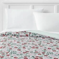 Microfiber Reversible Floral Print Comforter Light Purple/Mint Green - Room Essentials™ 11 Microfiber Reversible Floral Print Comforter Light Purple/Mint Green - Room Essentials™ -Room Essentials Shop GUEST eaf962da 0b45 45f4 a772 43b7646ca4f6