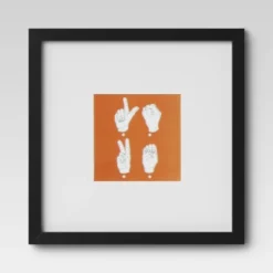 Set Of 9 Gallery Frame Set 10" X 10" Matted To 5" X 5" Black - Room Essentials™ -Room Essentials Shop GUEST f789d878 5fd4 4ad1 974a e96f082d197a